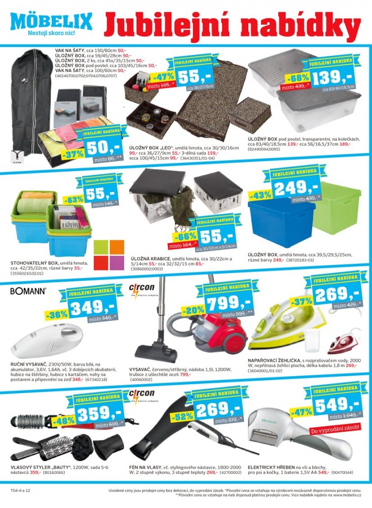 let�k Mobelix Aktu�ln� prospekt od 7.4.2014 strana 1