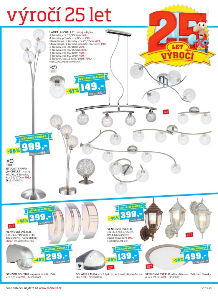 let�k Mobelix Aktu�ln� prospekt od 7.4.2014 strana 1