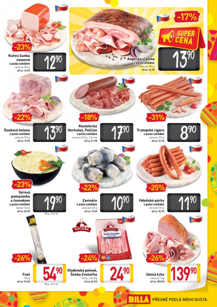 leták Billa velký od 9.4.2014 strana 1 leták Billa velký od 9.4.2014 strana 1