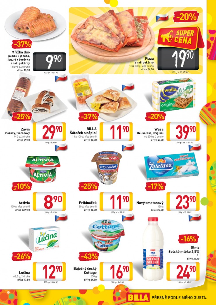 leták Billa velký od 9.4.2014 strana 1 leták Billa velký od 9.4.2014 strana 1