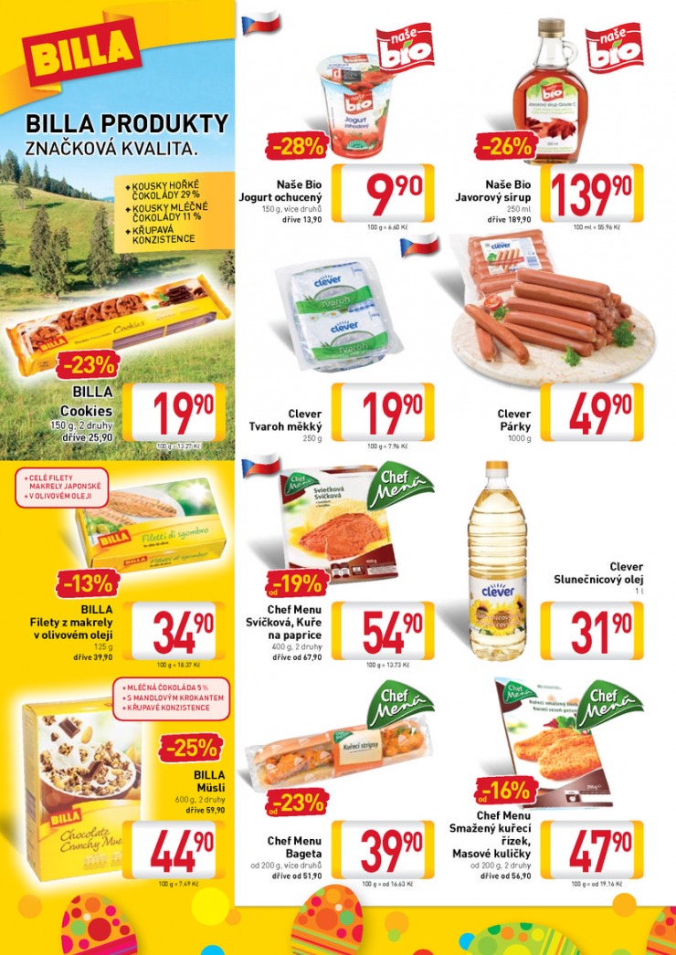 leták Billa velký od 9.4.2014 strana 1 leták Billa velký od 9.4.2014 strana 1