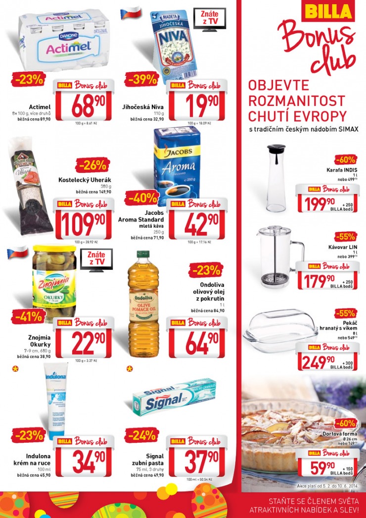 leták Billa velký od 9.4.2014 strana 1 leták Billa velký od 9.4.2014 strana 1