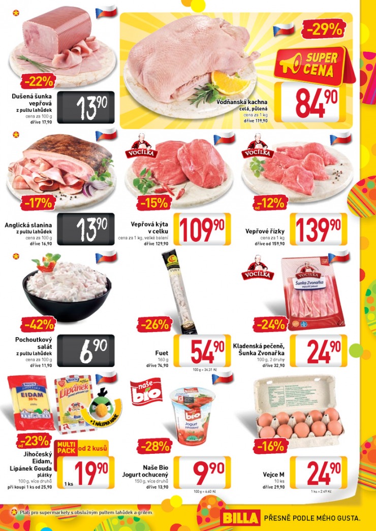 leták Billa malý od 9.4.2014 strana 1 leták Billa malý od 9.4.2014 strana 1