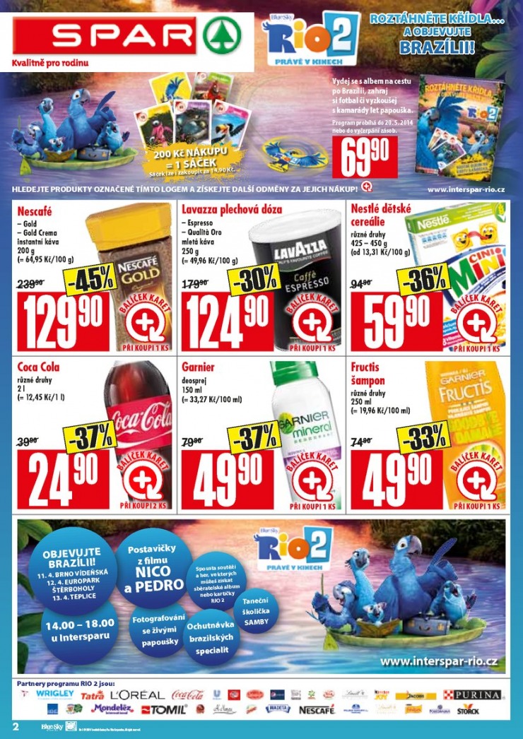 leták Interspar nabídka Spar od 9.4.2014 strana 1 leták Interspar nabídka Spar od 9.4.2014 strana 1