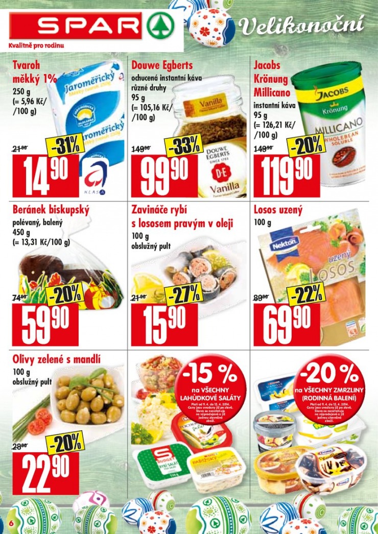 leták Interspar nabídka Spar od 9.4.2014 strana 1 leták Interspar nabídka Spar od 9.4.2014 strana 1