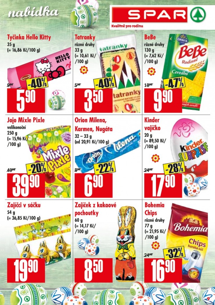 leták Interspar nabídka Spar od 9.4.2014 strana 1 leták Interspar nabídka Spar od 9.4.2014 strana 1