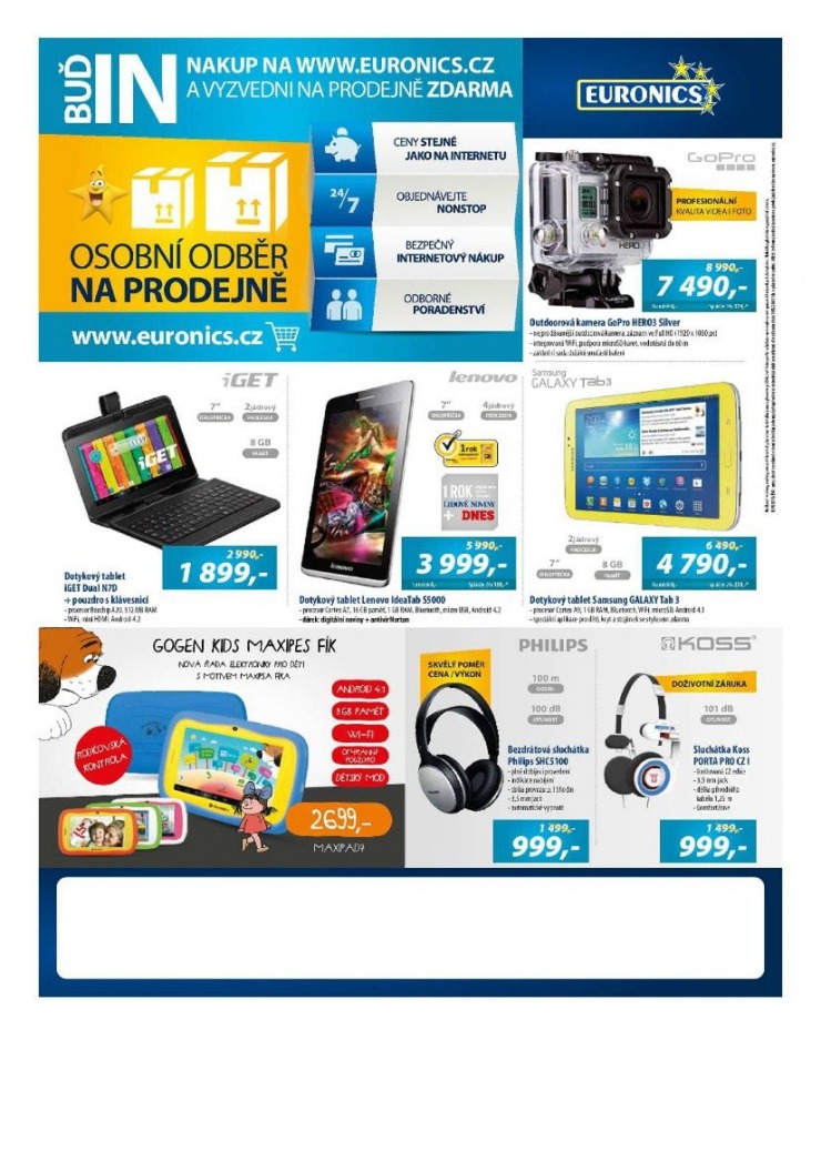 leták Euronics Aktuální leták od 9.4.2014 strana 1 leták Euronics Aktuální leták od 9.4.2014 strana 1
