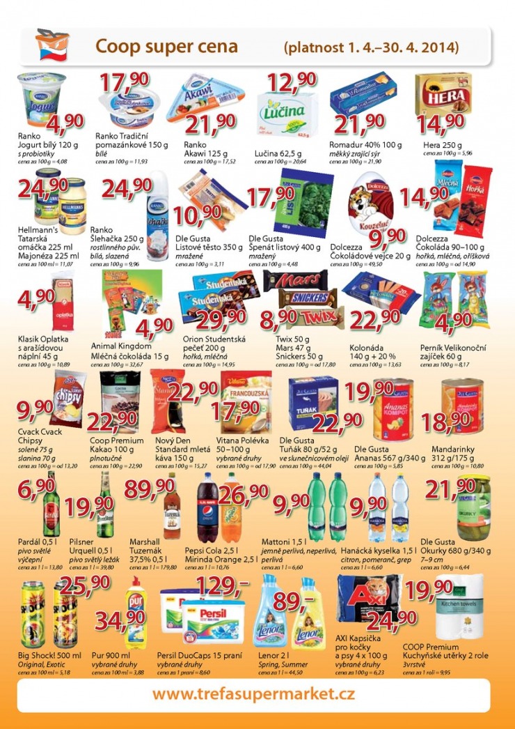 let�k COOP Trefa od 9.4.2014 strana 1