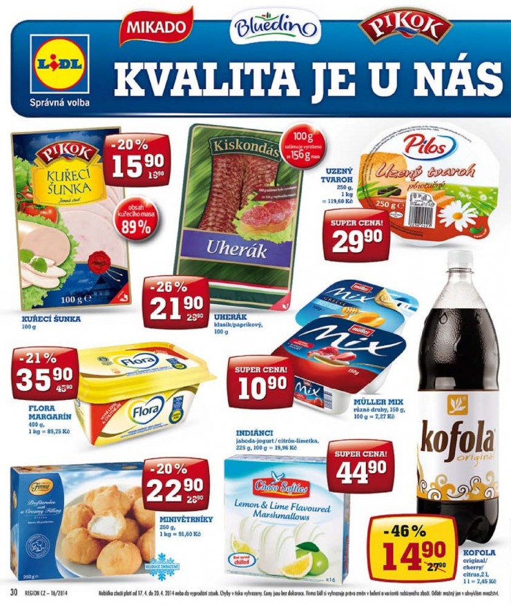 leták Lidl Akční nabídka od 14.4.2014 strana 1 leták Lidl Akční nabídka od 14.4.2014 strana 1