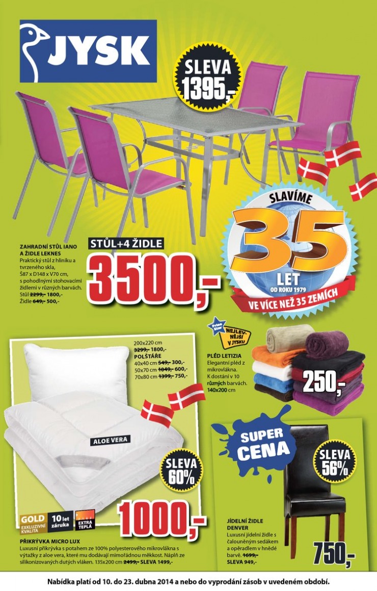 letk Jysk Nabdka tdne od 10.4.2014 strana 1