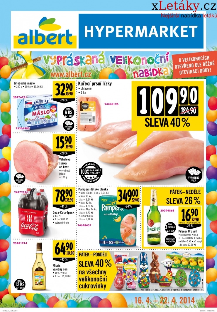 leták Albert Hypermarket akční leták strana 1 leták Albert Hypermarket akční leták strana 1