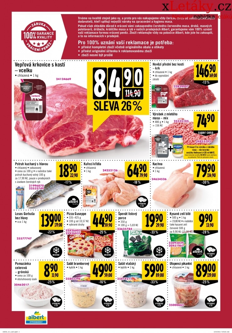 leták Albert Hypermarket akční leták strana 1 leták Albert Hypermarket akční leták strana 1