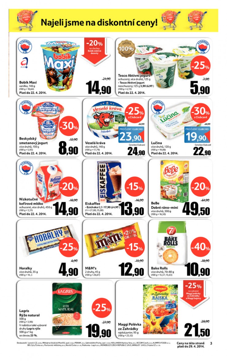 leták Tesco supermarkety od 16.4.2014 strana 1 leták Tesco supermarkety od 16.4.2014 strana 1