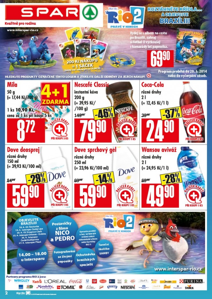 leták Interspar nabídka Spar od 16.4.2014 strana 1 leták Interspar nabídka Spar od 16.4.2014 strana 1