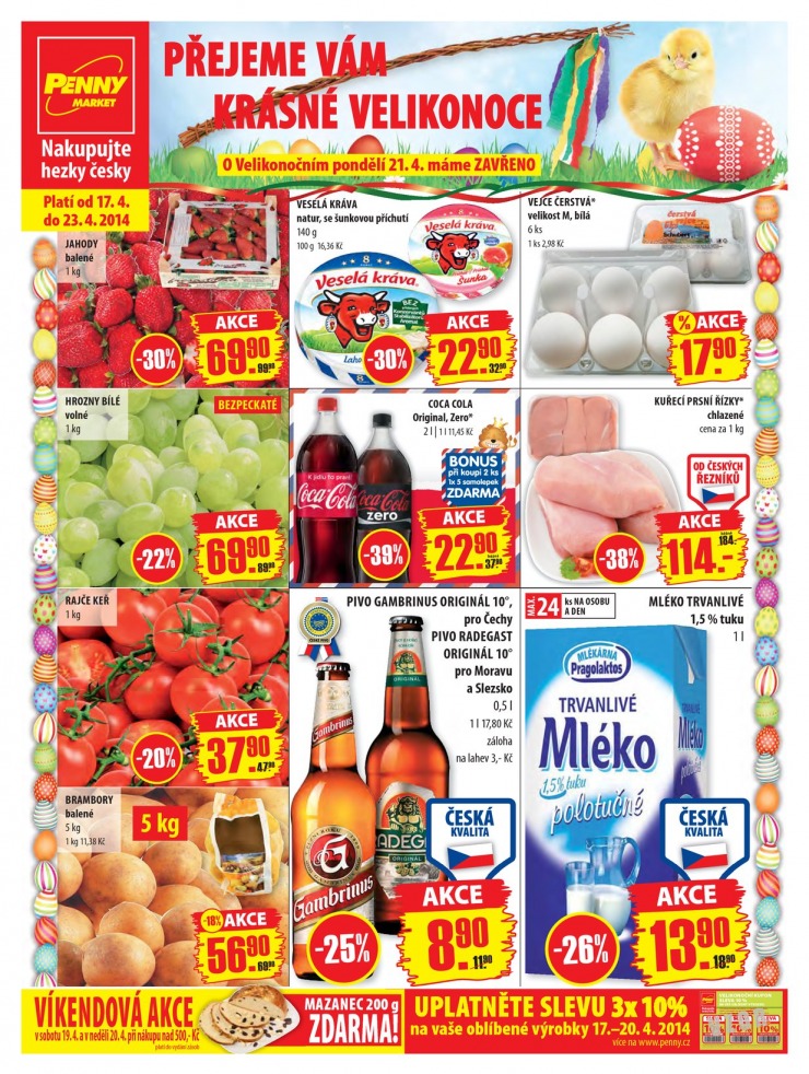 leták Penny Aktuální nabídka od 17.4.2014 strana 1 leták Penny Aktuální nabídka od 17.4.2014 strana 1