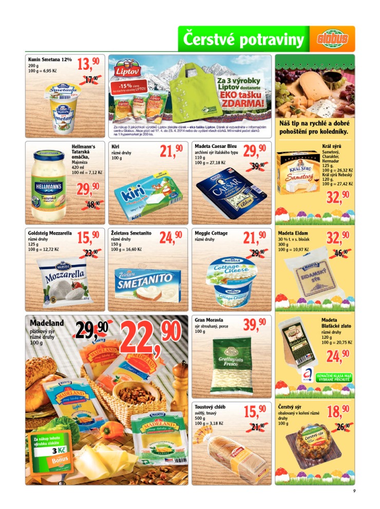leták Globus Naše noviny od 17.4.2014 strana 1 leták Globus Naše noviny od 17.4.2014 strana 1