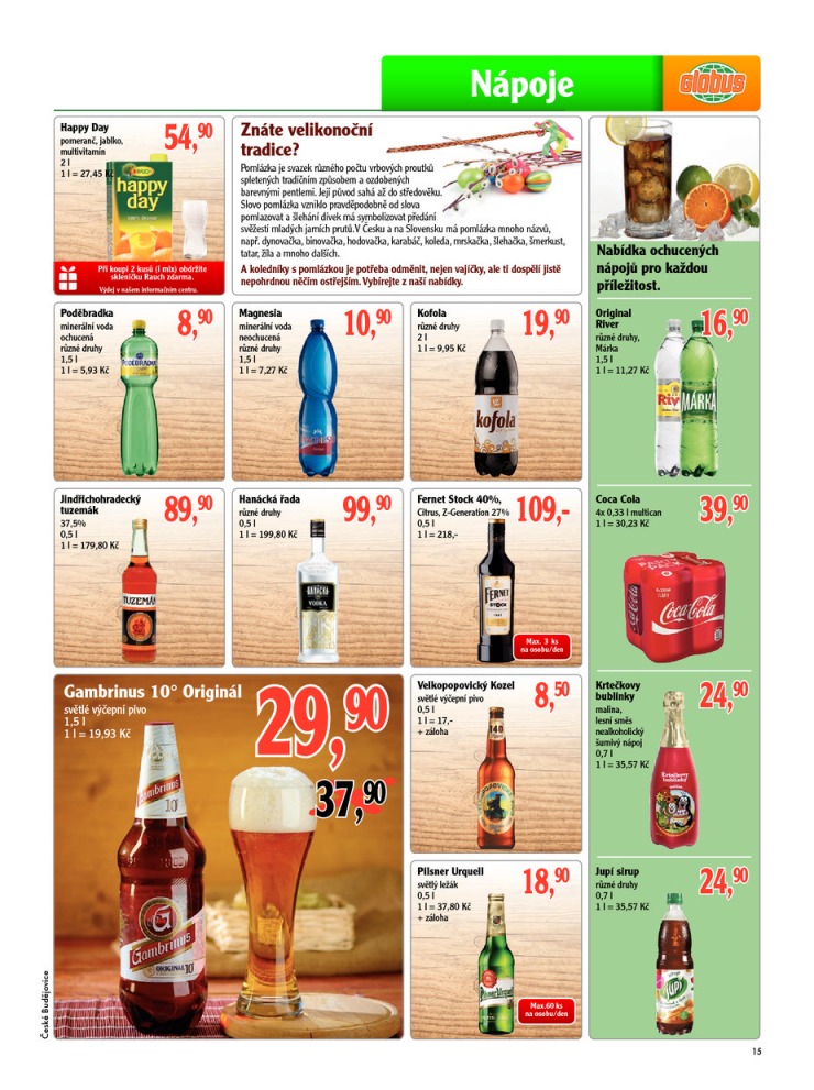 leták Globus Naše noviny od 17.4.2014 strana 1 leták Globus Naše noviny od 17.4.2014 strana 1