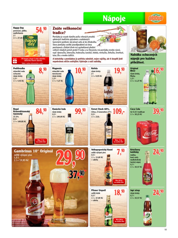 leták Globus Naše noviny od 17.4.2014 strana 1 leták Globus Naše noviny od 17.4.2014 strana 1