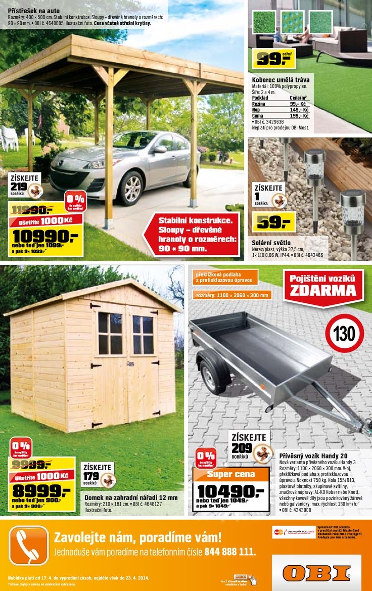 leták OBI Aktuální leták od 17.4.2014 strana 1 leták OBI Aktuální leták od 17.4.2014 strana 1