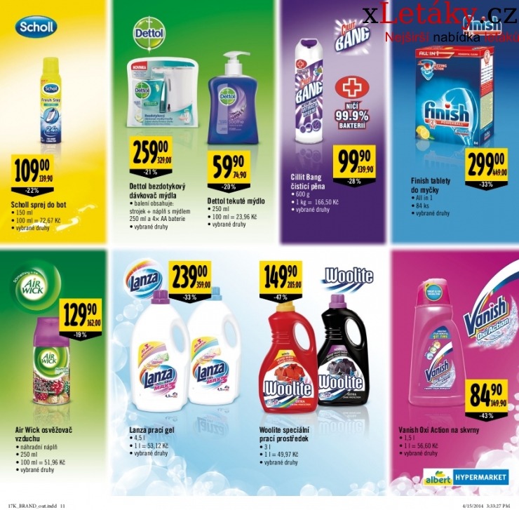 leták Albert hypermarket - značky leták strana 1 leták Albert hypermarket - značky leták strana 1