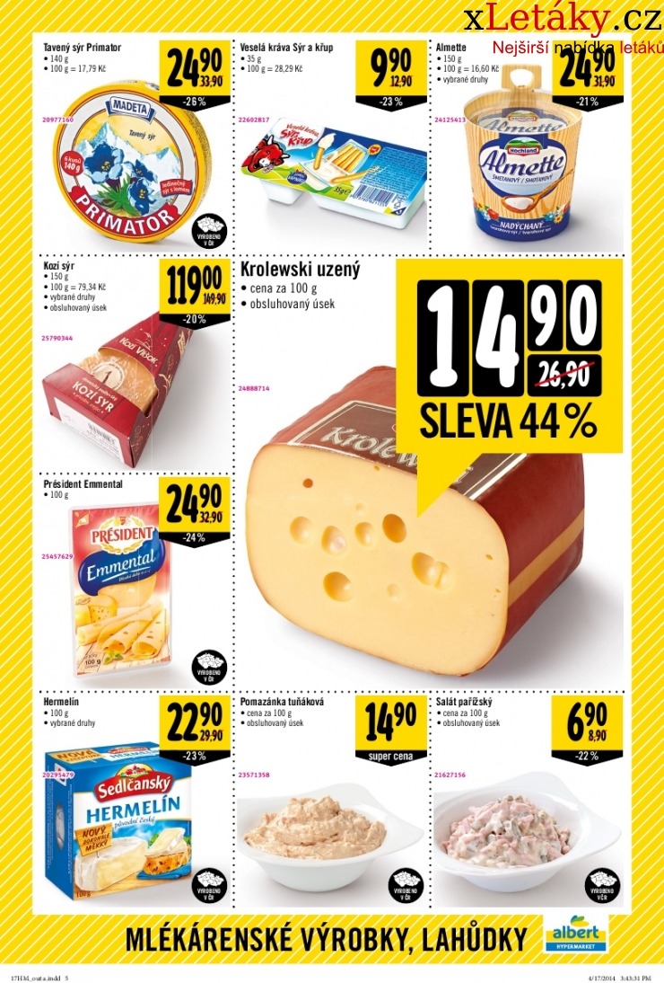 leták Albert Hypermarket akční leták strana 1 leták Albert Hypermarket akční leták strana 1