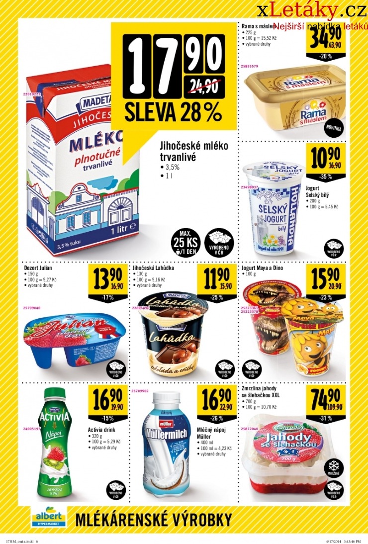 leták Albert Hypermarket akční leták strana 1 leták Albert Hypermarket akční leták strana 1