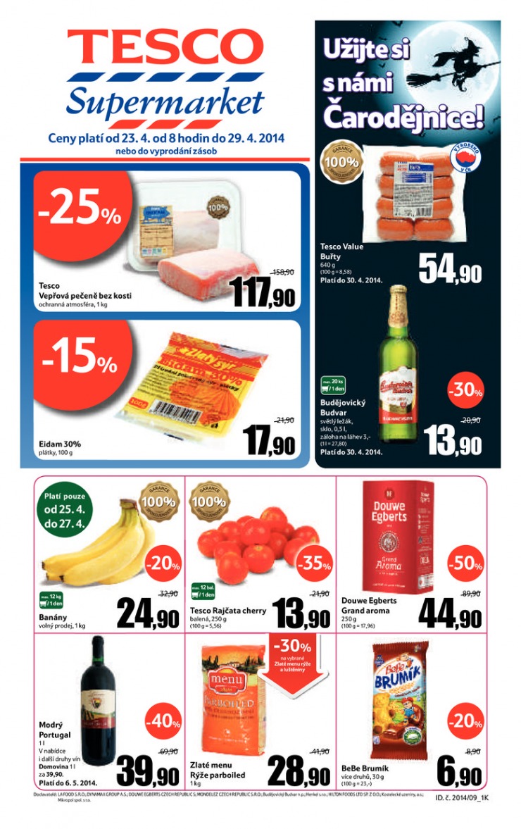 letk Tesco supermarkety od 23.4.2014 strana 1