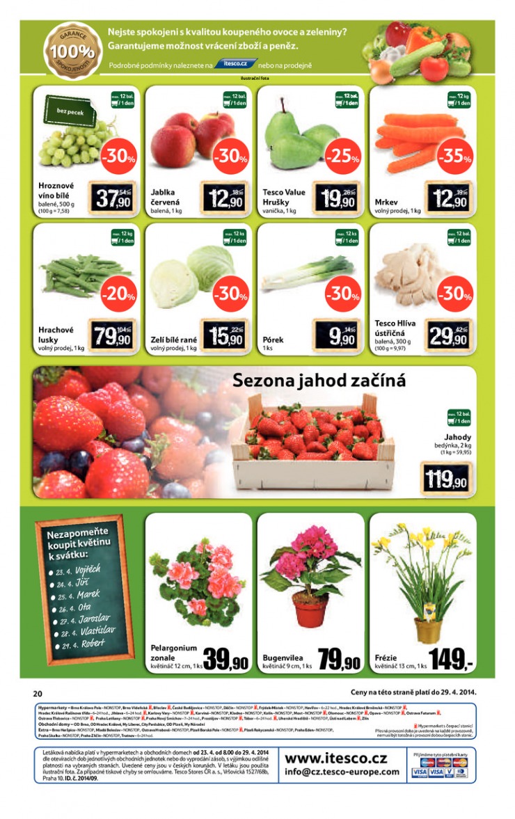 leták Tesco OD od 23.4.2014 strana 1 leták Tesco OD od 23.4.2014 strana 1