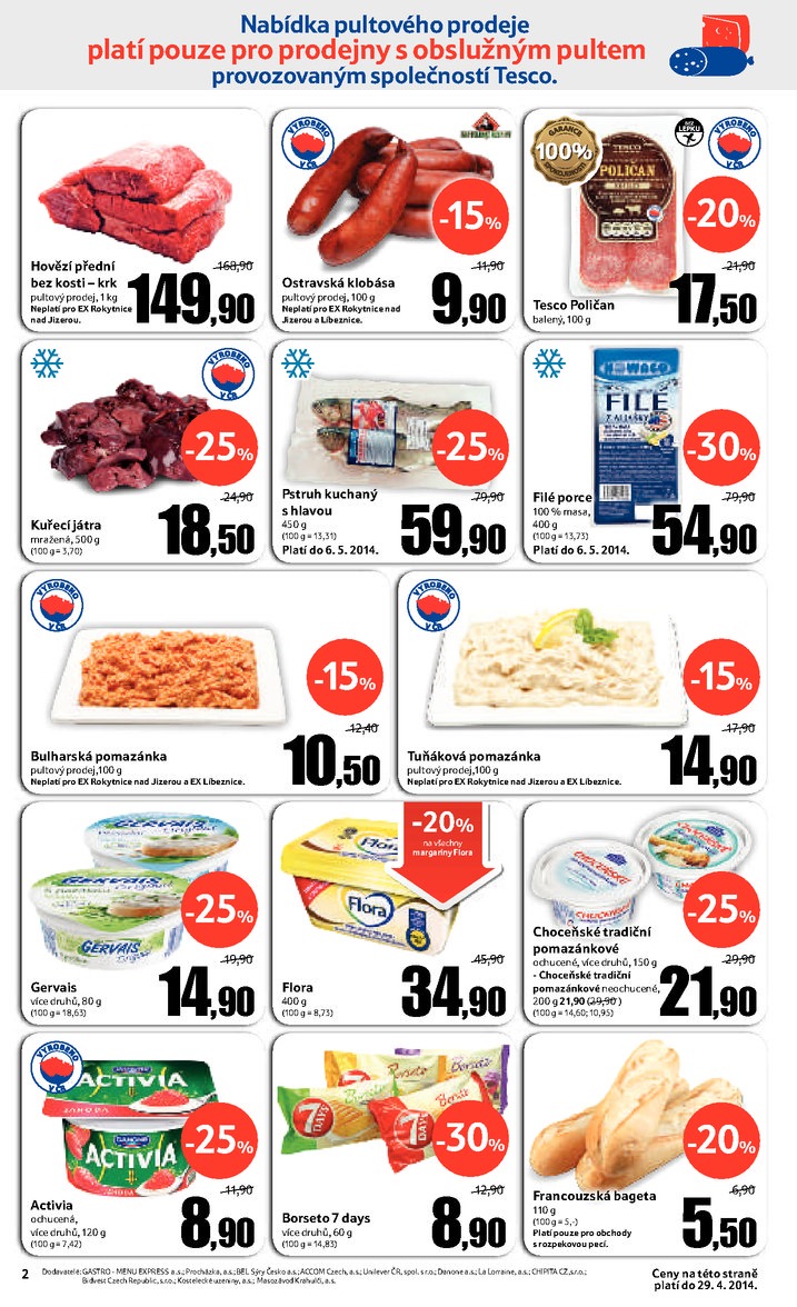 leták Tesco Expres obchody od 23.4.2014 strana 1 leták Tesco Expres obchody od 23.4.2014 strana 1