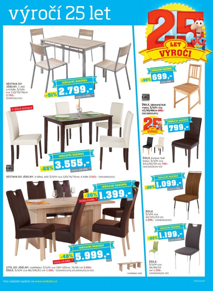 leták Mobelix Aktuální prospekt od 21.4.2014 strana 1 leták Mobelix Aktuální prospekt od 21.4.2014 strana 1