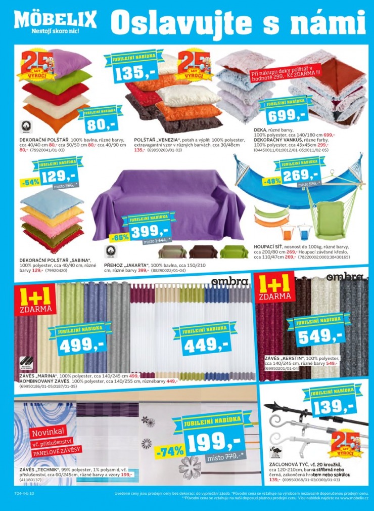 leták Mobelix Aktuální prospekt od 21.4.2014 strana 1 leták Mobelix Aktuální prospekt od 21.4.2014 strana 1