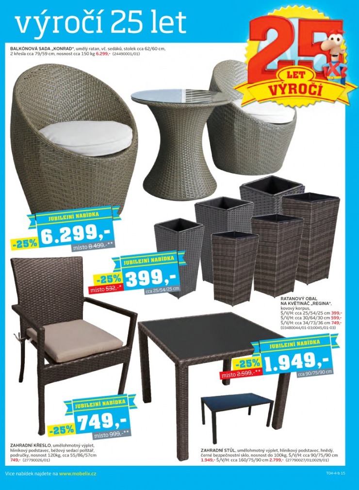 leták Mobelix Aktuální prospekt od 21.4.2014 strana 1 leták Mobelix Aktuální prospekt od 21.4.2014 strana 1