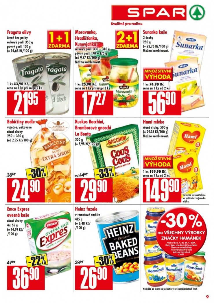 leták Interspar nabídka Spar od 23.4.2014 strana 1 leták Interspar nabídka Spar od 23.4.2014 strana 1