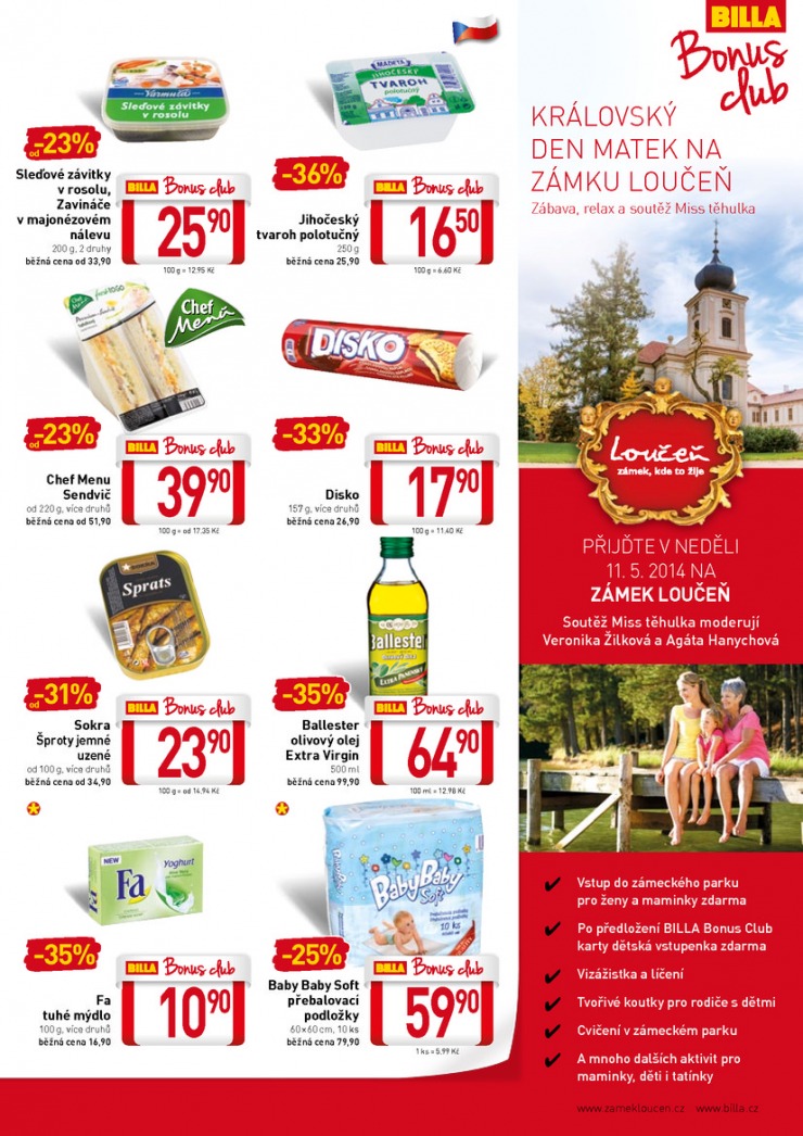 leták Billa velký od 23.4.2014 strana 1 leták Billa velký od 23.4.2014 strana 1
