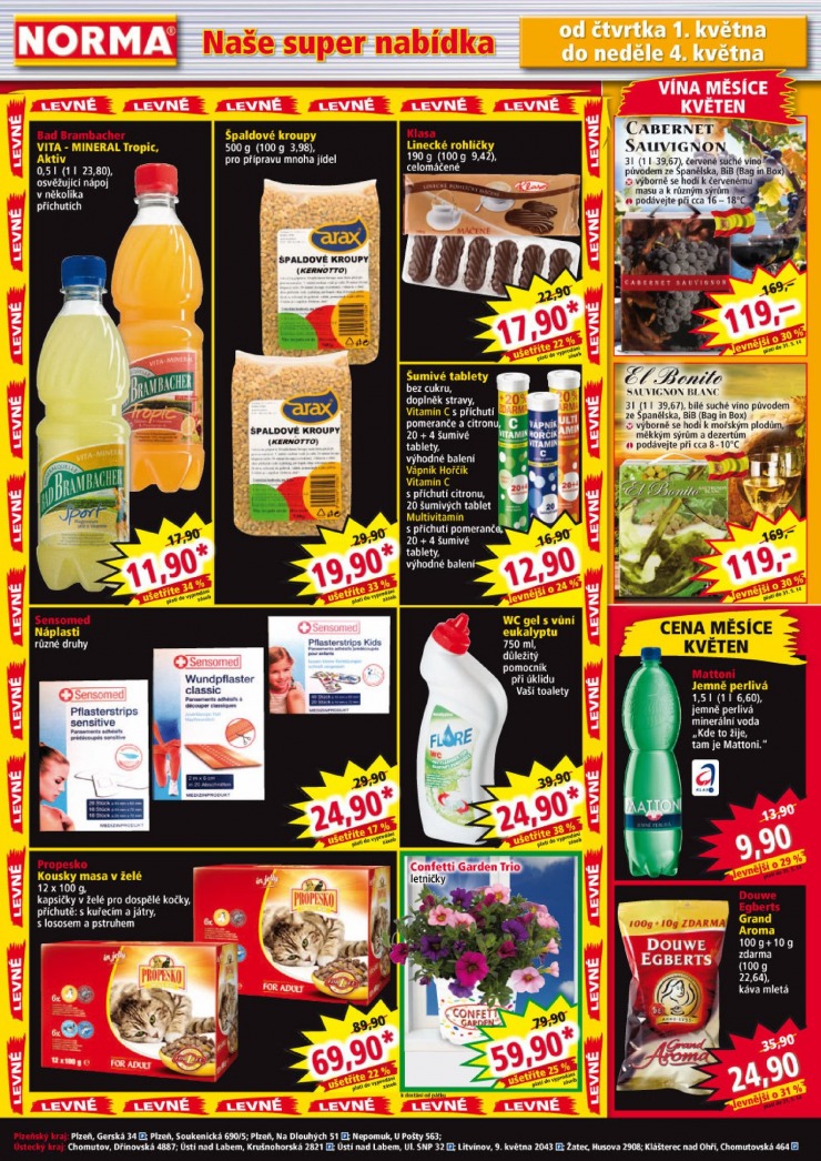 let�k Norma Aktu�ln� let�k od 28.4.2014 strana 1