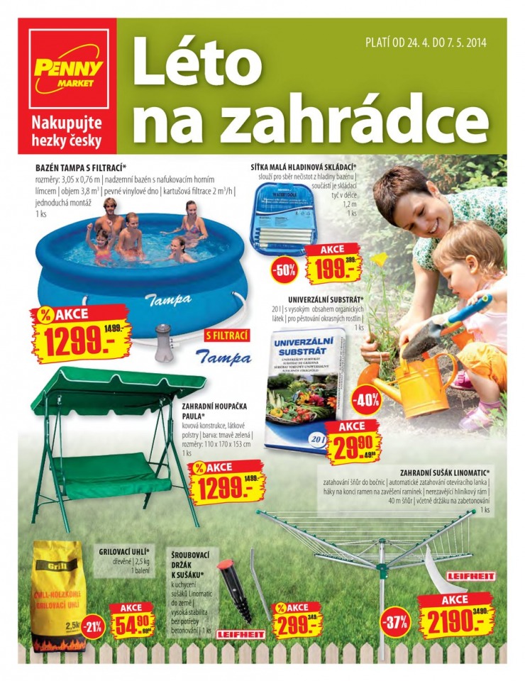 leták Penny Léto na zahradě od 24.4.2014 strana 1 leták Penny Léto na zahradě od 24.4.2014 strana 1
