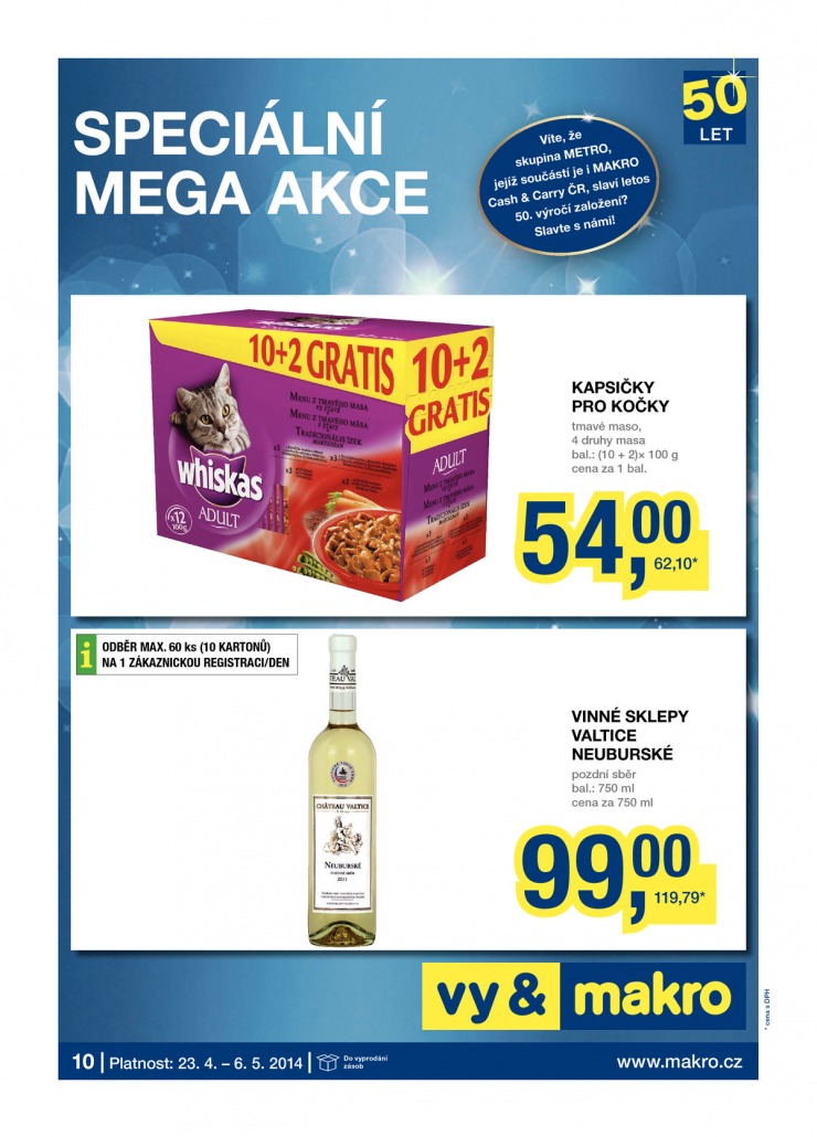 letk Makro speciln mega akce od 23.4.2014 strana 1