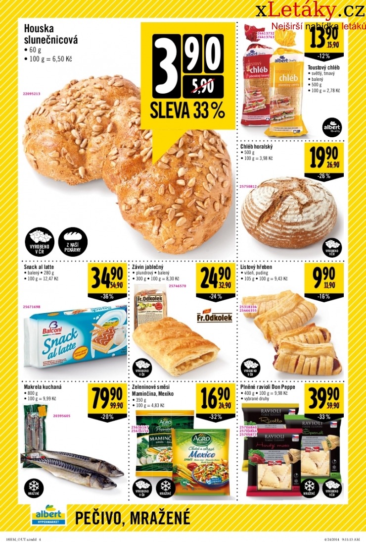 leták Albert Hypermarket akční leták  strana 1 leták Albert Hypermarket akční leták strana 1