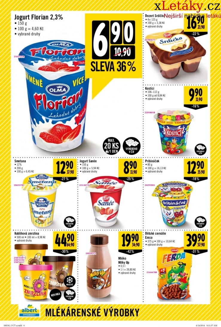leták Albert Hypermarket akční leták  strana 1 leták Albert Hypermarket akční leták strana 1