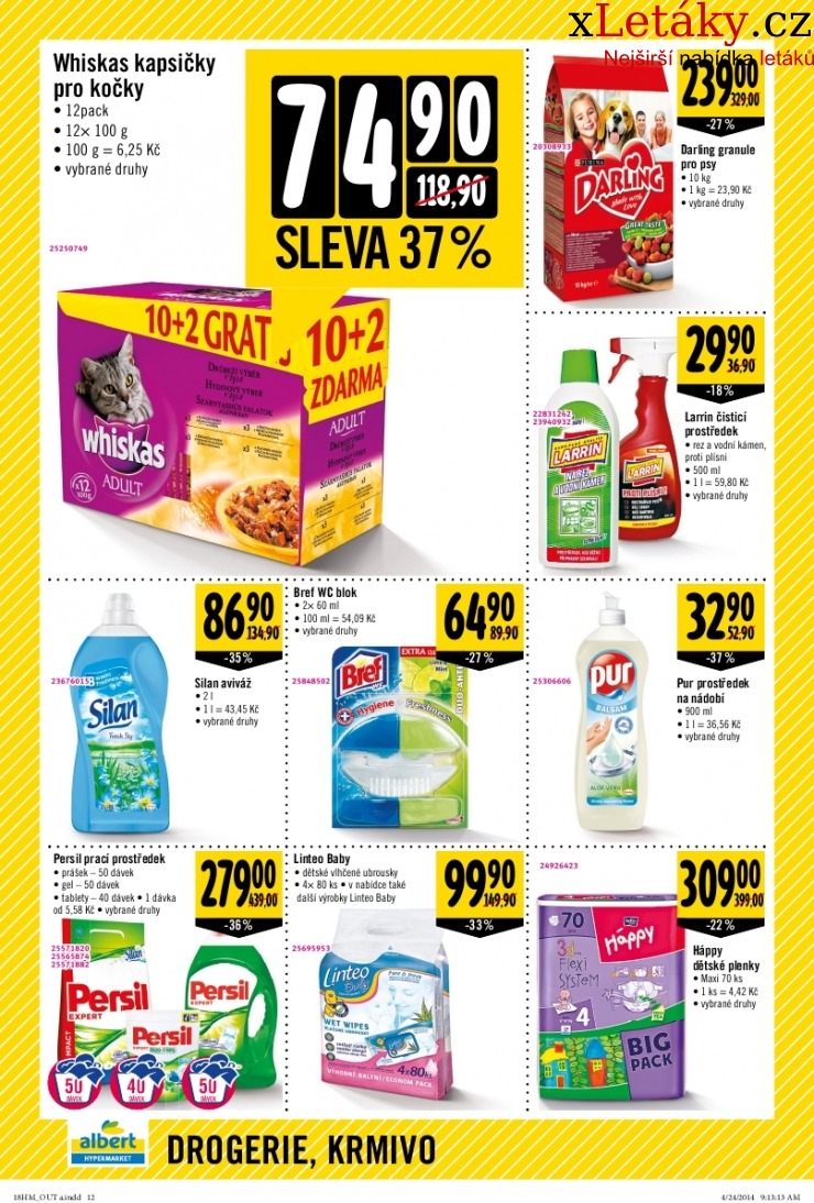 leták Albert Hypermarket akční leták  strana 1 leták Albert Hypermarket akční leták strana 1