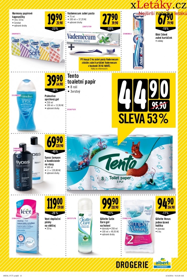 leták Albert Hypermarket akční leták  strana 1 leták Albert Hypermarket akční leták strana 1