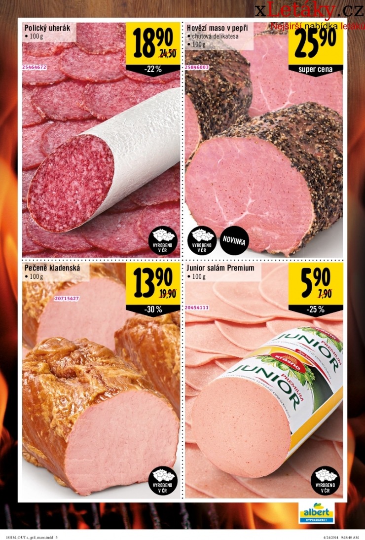 leták Albert Hypermarket akční leták  strana 1 leták Albert Hypermarket akční leták strana 1