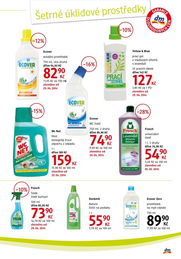 let�k DM drogerie Journal od 30.4.2014 strana 1