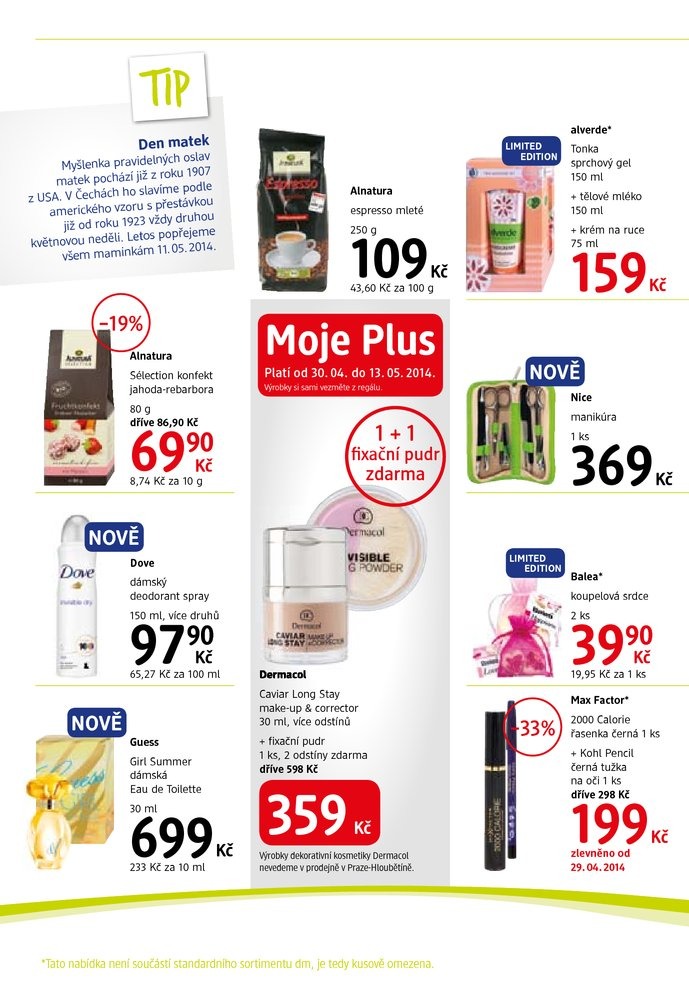 leták DM drogerie Journal 2. část od 30.4.2014 strana 1 leták DM drogerie Journal 2. část od 30.4.2014 strana 1