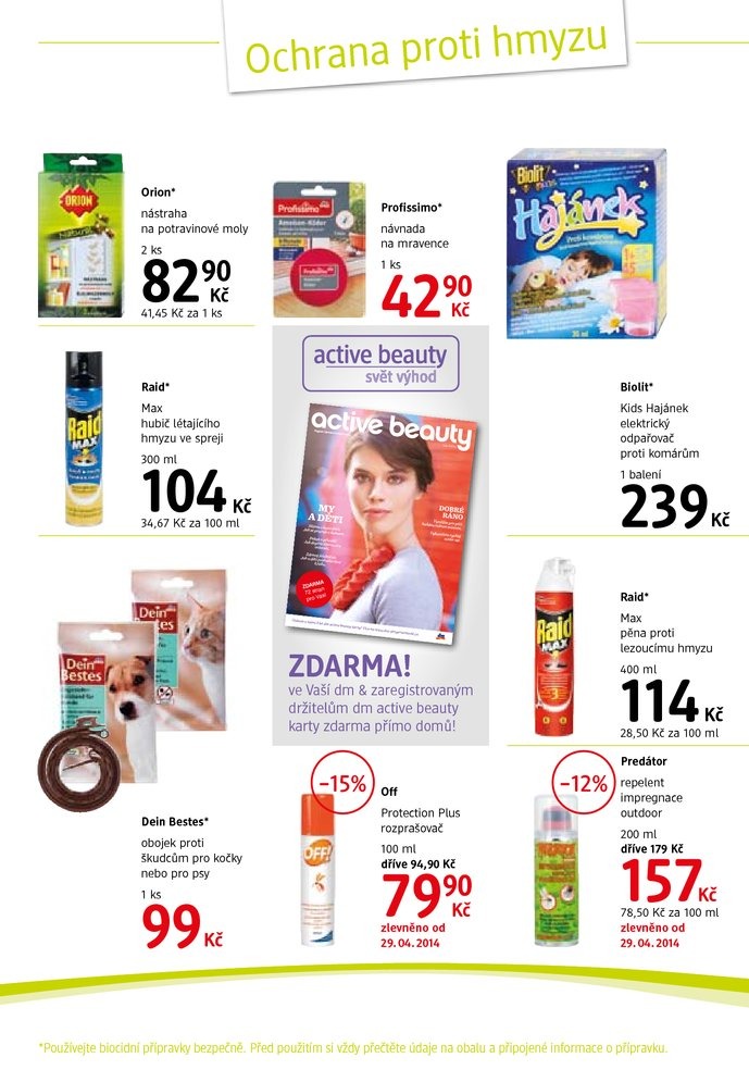 leták DM drogerie Journal 2. část od 30.4.2014 strana 1 leták DM drogerie Journal 2. část od 30.4.2014 strana 1