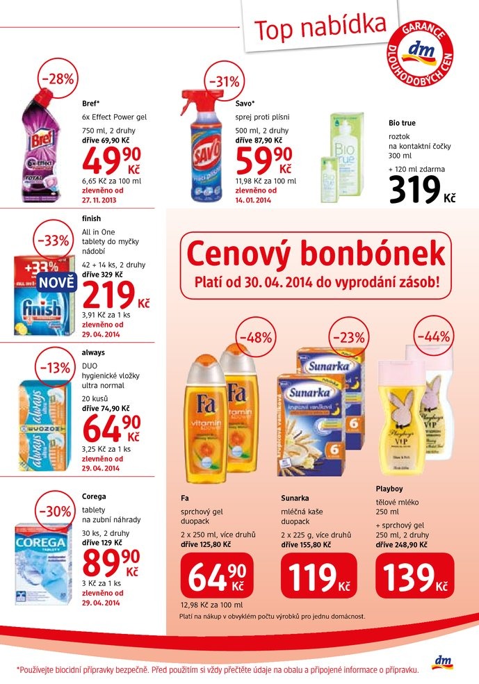 leták DM drogerie Journal 2. část od 30.4.2014 strana 1 leták DM drogerie Journal 2. část od 30.4.2014 strana 1
