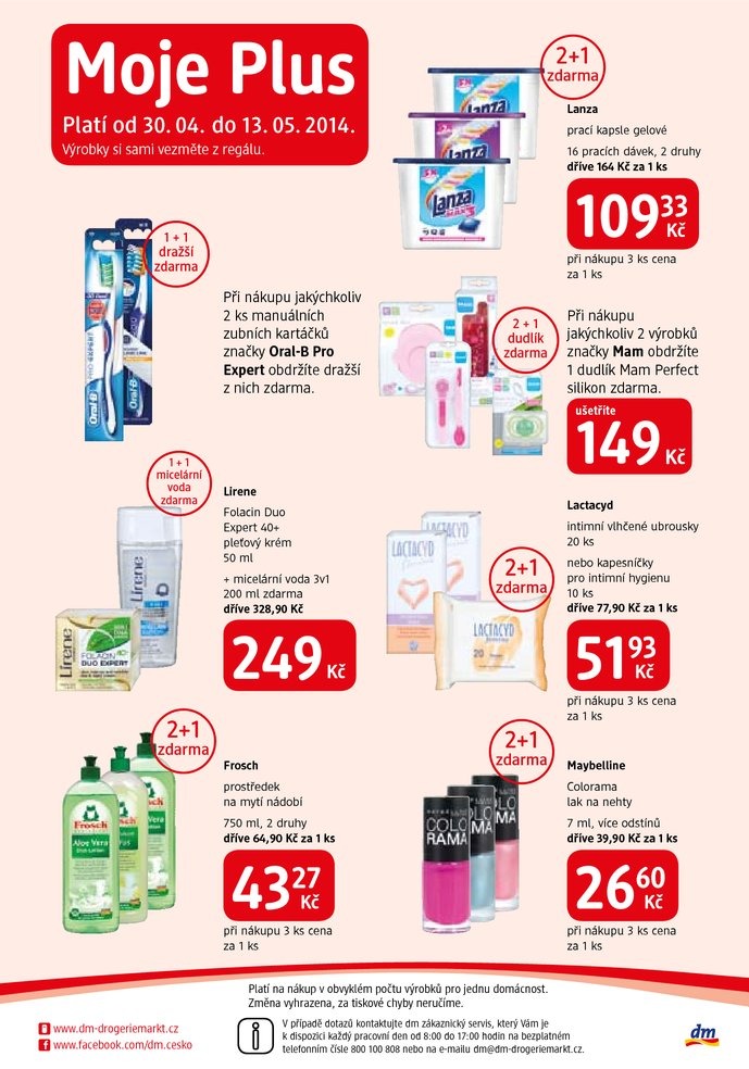 leták DM drogerie Journal 2. část od 30.4.2014 strana 1 leták DM drogerie Journal 2. část od 30.4.2014 strana 1