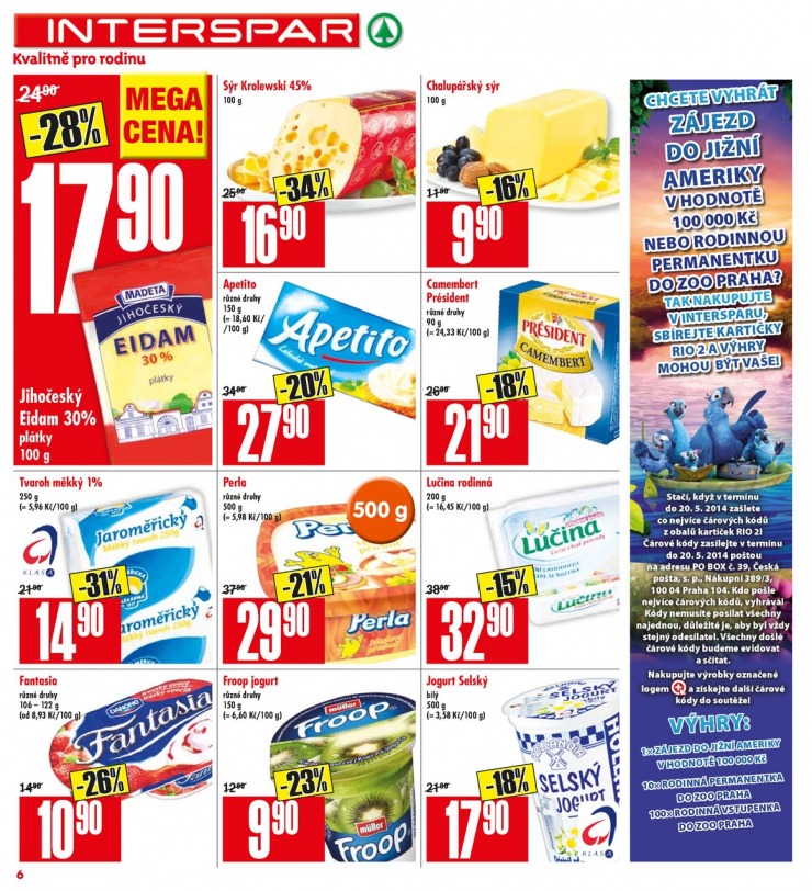 leták Interspar Akční nabídka od 30.4.2014 strana 1 leták Interspar Akční nabídka od 30.4.2014 strana 1