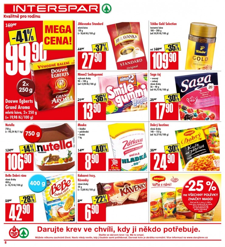 leták Interspar Akční nabídka od 30.4.2014 strana 1 leták Interspar Akční nabídka od 30.4.2014 strana 1