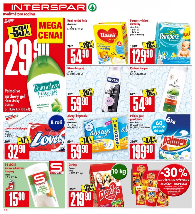leták Interspar Akční nabídka od 30.4.2014 strana 1 leták Interspar Akční nabídka od 30.4.2014 strana 1